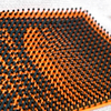 Custom Gradient Logo Brush Silicone Heat Transfers for Baseball Caps