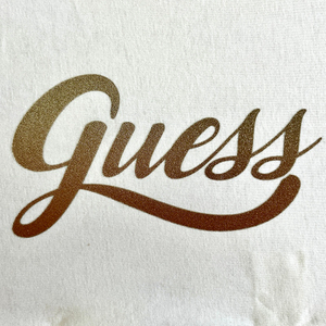 Rose Gold Gradient Heat Transfer Caviar Logos Iron On Patches for T-shirts Matching