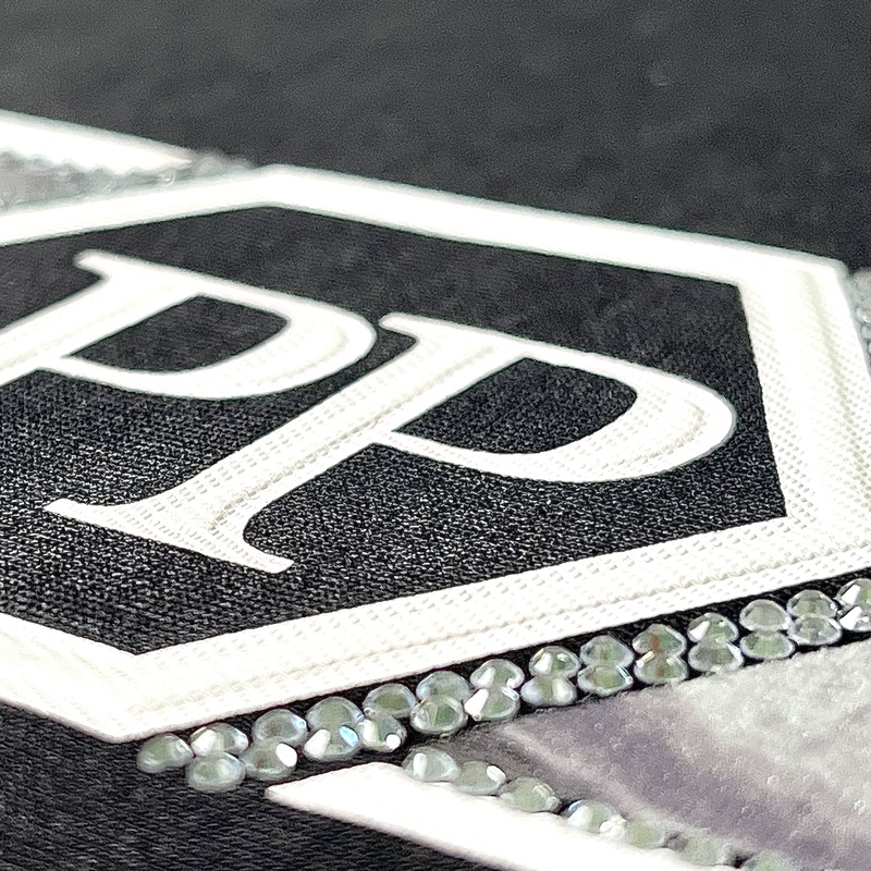 3D Custom Innovative HIgh-density Rhinestone Heat Transfer with for Fashionwear Garment