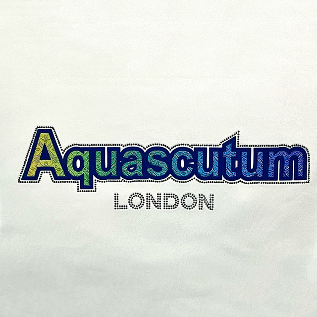 3D Fancy Rainbow Embroidery Letters Heat Transfer Labels with Rhinestones for Fashion Brands