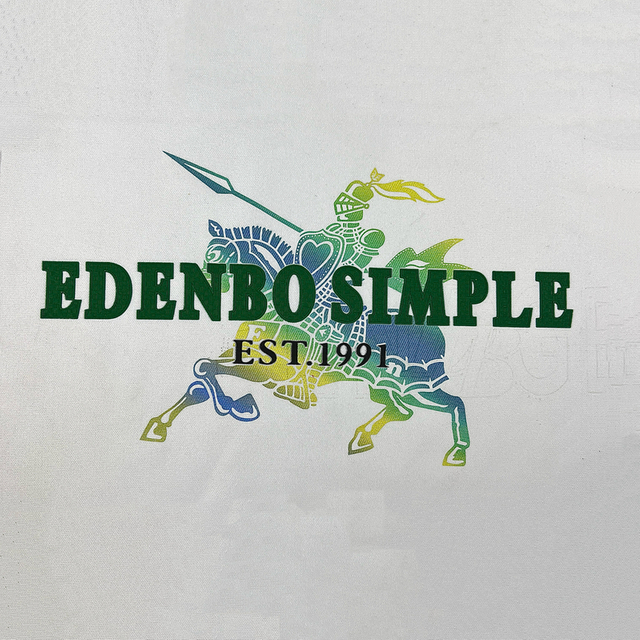 3D High Density Textured Letters with Gradient Golf Logo for Sportswear