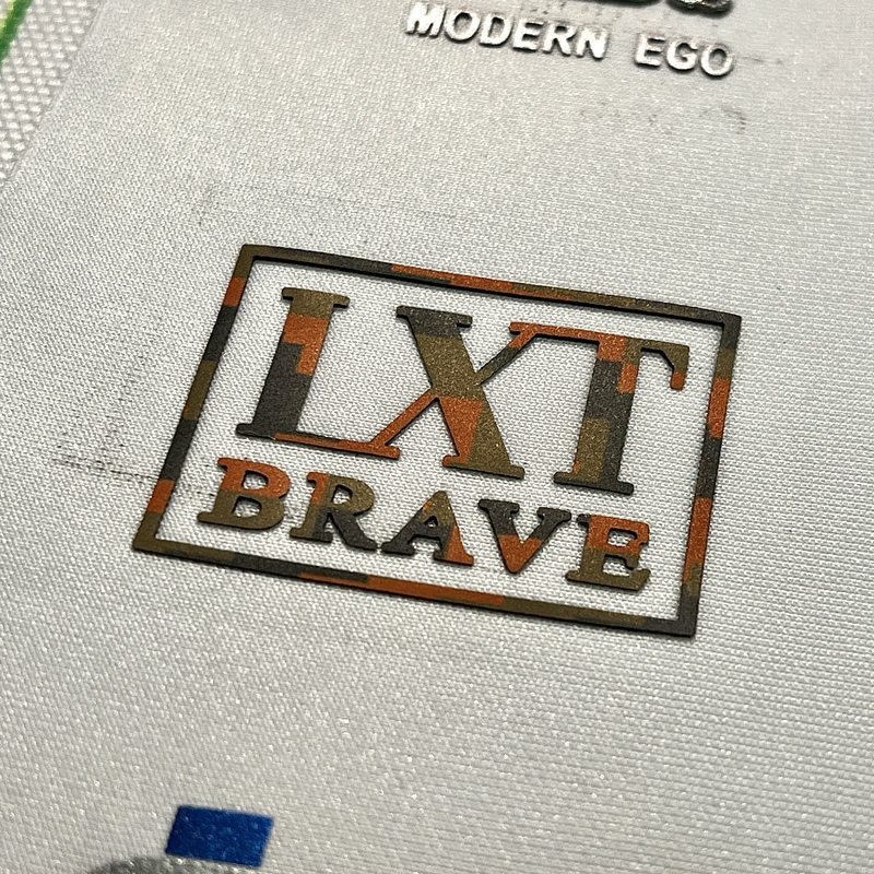 Full-colour High Density Letter Logo Patch for Fashionwear T-shirt