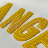 Yellow Fabric Patch Embroidery Patch Heat Transfer