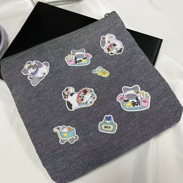 Customized DIY Stick-on Decorative Furry Stickers