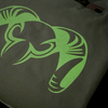 Green Evil Animal Heat Transfer Iron-on Printing