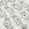 3D In-stock Customizable Cartoon Bunny Caviar Stickers for DIY Handicrafts