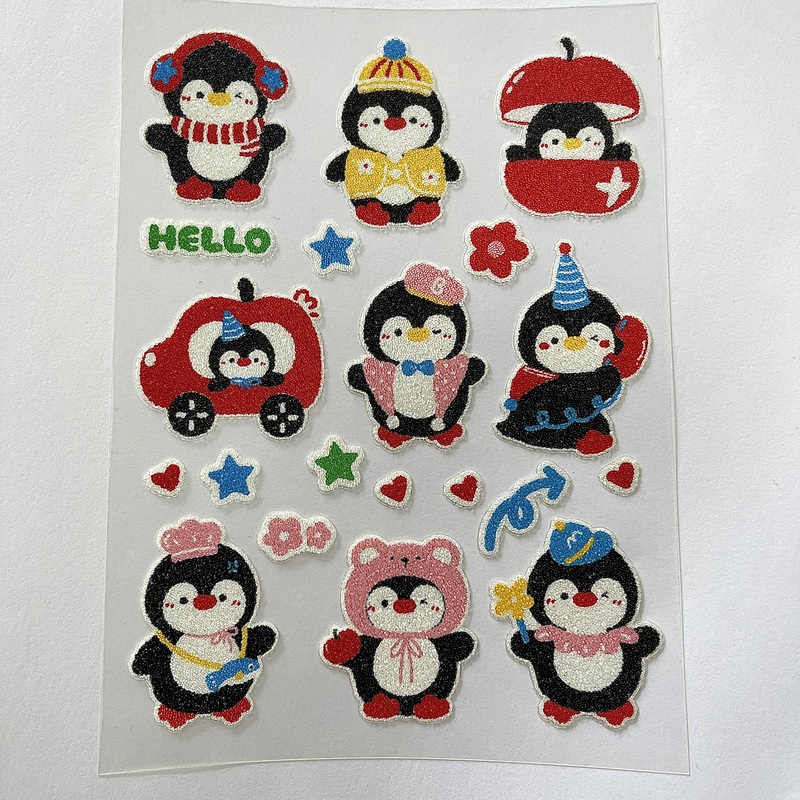 3D In-stock Customizable New Cartoon Caviar Stickers for DIY Handicrafts