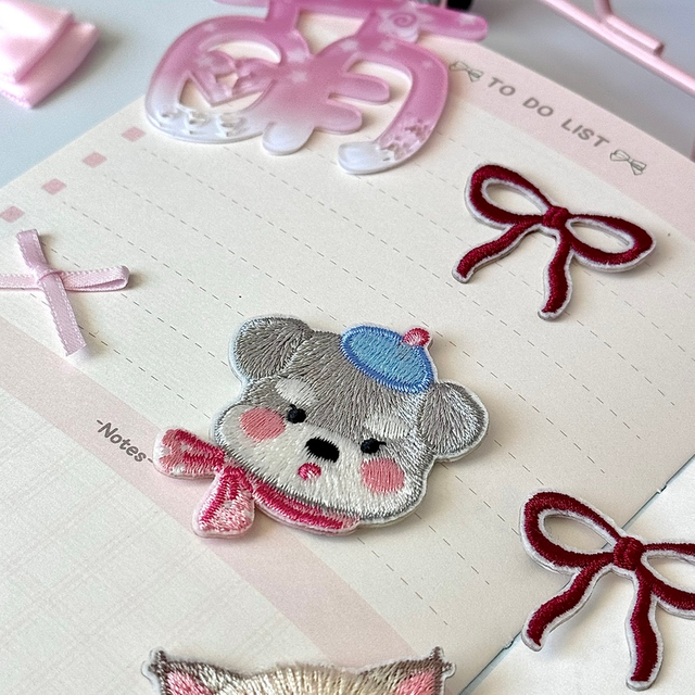 Customised DIY Animal Decorative Embroidery Stickers for Handicrafts