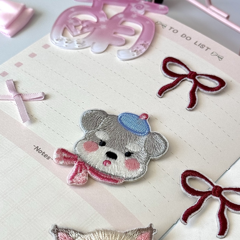 Customised DIY Animal Decorative Embroidery Stickers for Handicrafts