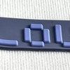 3D Multi-colour Letters Rubber Silicone Iron on Patches Sports Logo for Sportswear Teamwear Uniform Caps Bags