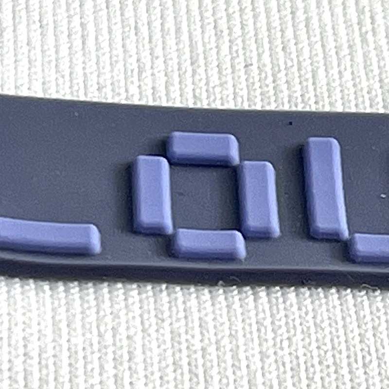 3D Multi-colour Letters Rubber Silicone Iron on Patches Sports Logo for Sportswear Teamwear Uniform Caps Bags
