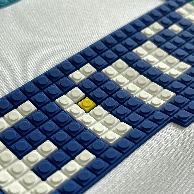 3D Bricks Texture Silicone Heat Transfer Logo Patches for Fashion Brands Kids Garments 