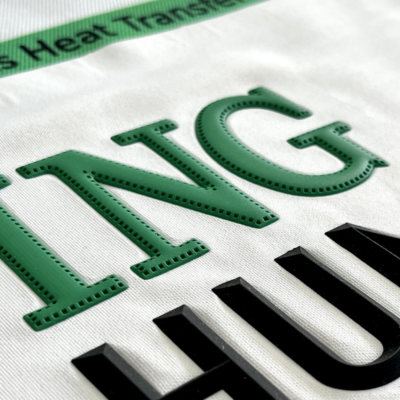 3D Raised Letters Moulding Silicone Patches Heat Transfer for Garments Sweatshirt Hoodie 