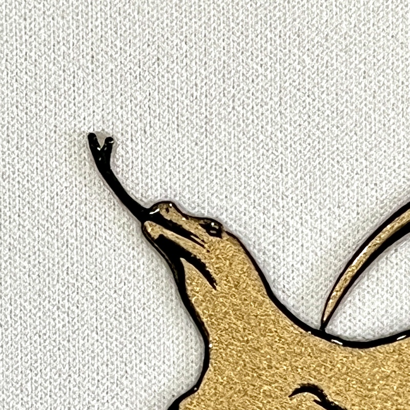 3D Animal Rubber Silicone Iron-on Patches Heat Transfer for Sportswear Uniform