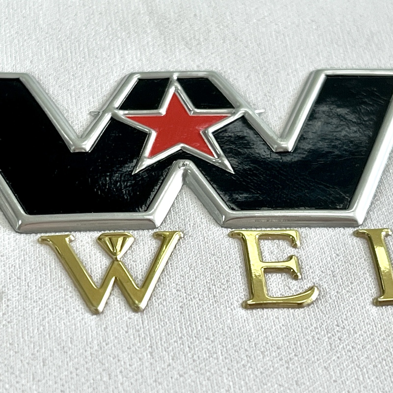 3D Metallic Golden TPU Patches Sports Badges embossed Metallic High Frequency for Sportswear Garments Uniforms