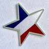 3D Star-shaped Multicolor Sew On Iron Patches for Garments