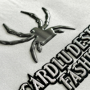 Textured Spider Motif Fashion TPU Badge
