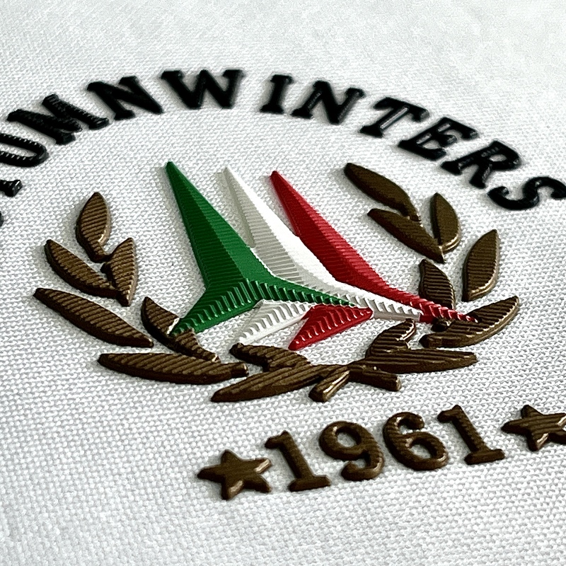 Vintage-inspired Embossed Iron-on TPU Patch