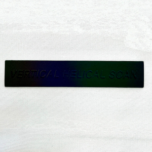 Colorful Reflective Matte Embossed TPU Patch