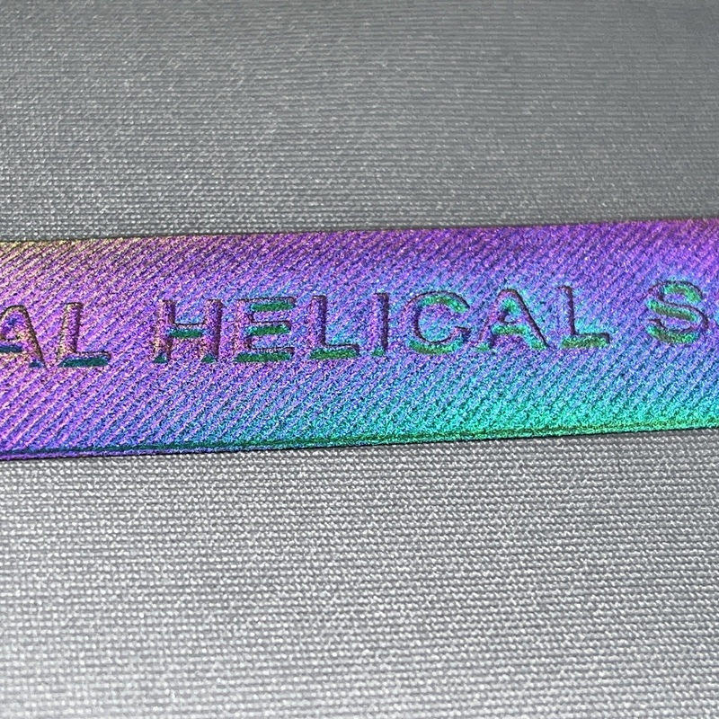 Colorful Reflective Matte Embossed TPU Patch