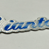 Blue And White Gradient Symbol Flock And Fabric Fridge Magnets for Office Metal Furniture