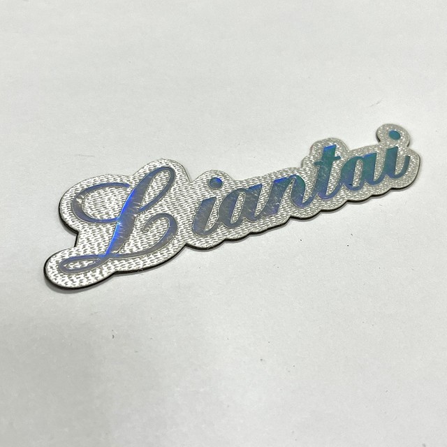 Custom Letters Metallic Foil And Fabric Fridge Magnets for DIY Decoration