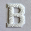White Letter Design Embroidery Patch for Hat Logo