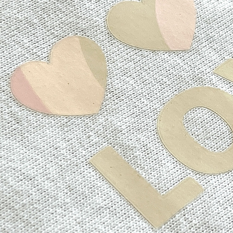 Letter Pattern UV Light Colour Changing Heat Transfers for Bag Decoration