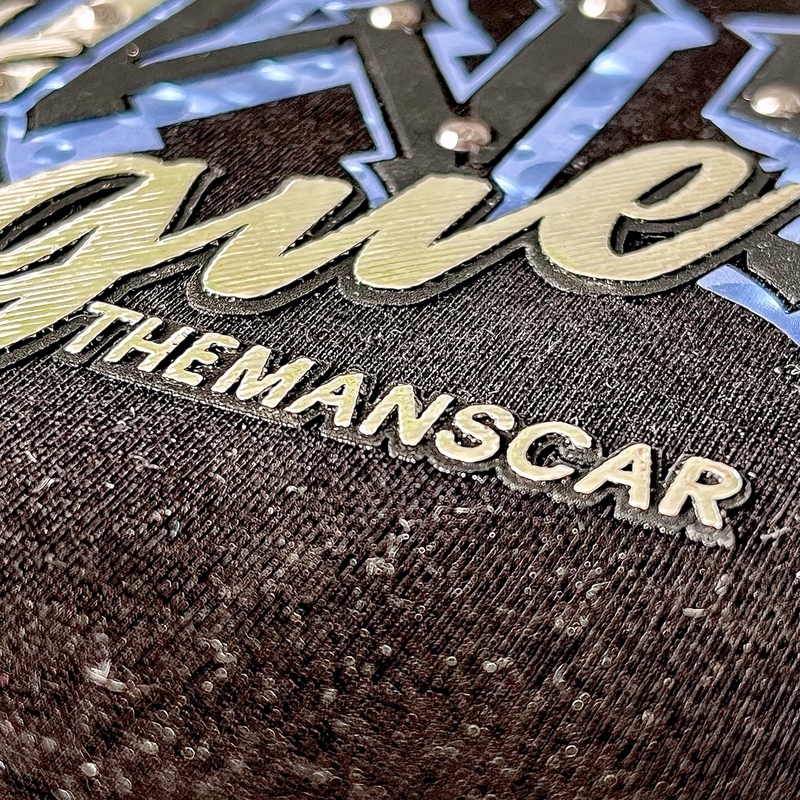 Luxurious Silver Metallic Rhinestuds Heat Transfer