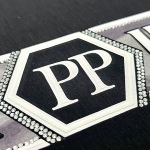 3D Custom Innovative HIgh-density Rhinestone Heat Transfer with for Fashionwear Garment