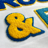 Two-layers Towel Embroidery Chenille Embroidery Patch Heat Transfer