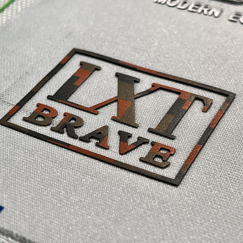 Full-colour High Density Letter Logo Patch for Fashionwear T-shirt