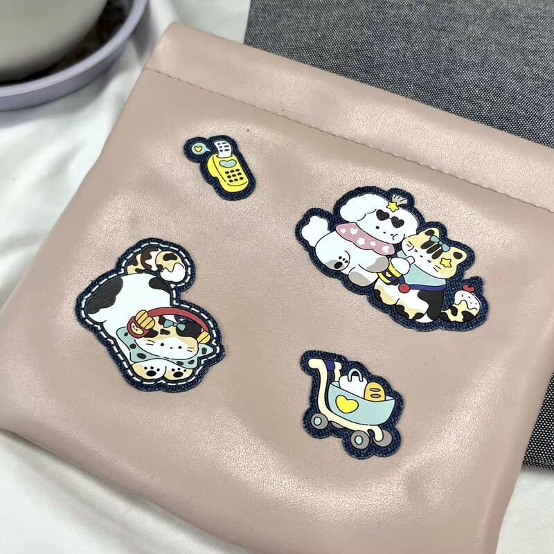 Customised DIY Iron-on and Stick-on Demin Stickers