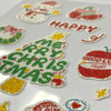 3D In-stock Customizable Chirstmas Season Caviar Stickers for DIY Handicrafts