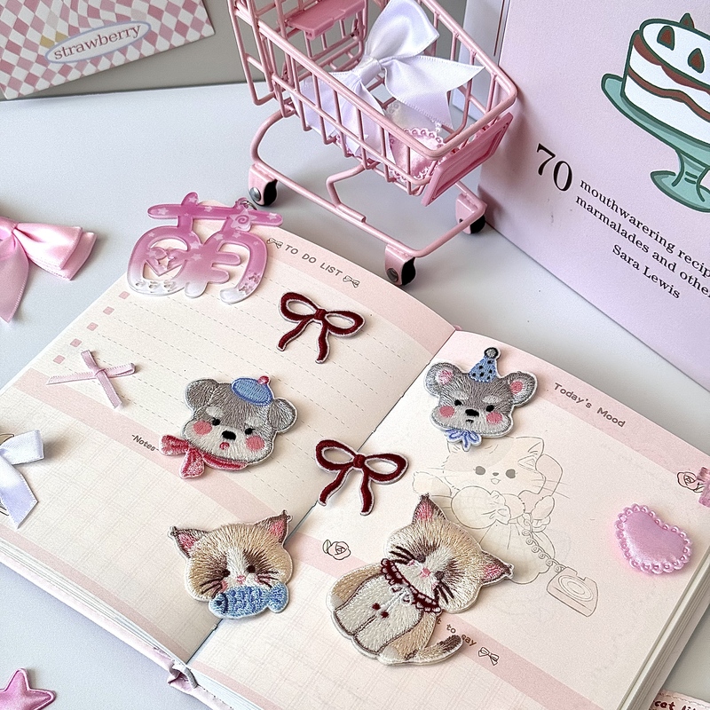 Customised DIY Animal Decorative Embroidery Stickers for Handicrafts