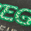 Green High Density Iron-on Letters