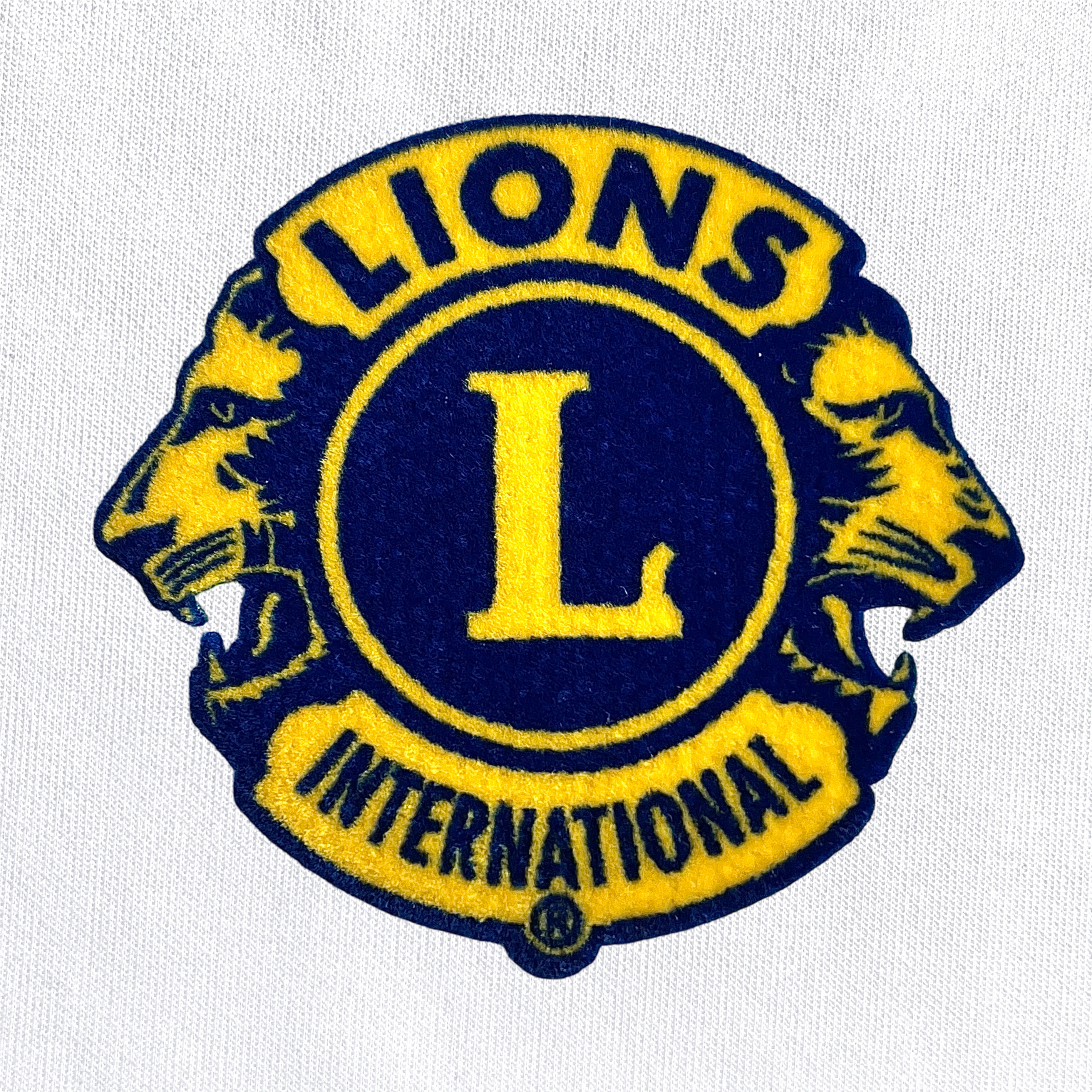 Multicolor Flock Lions Clubs International for Garments