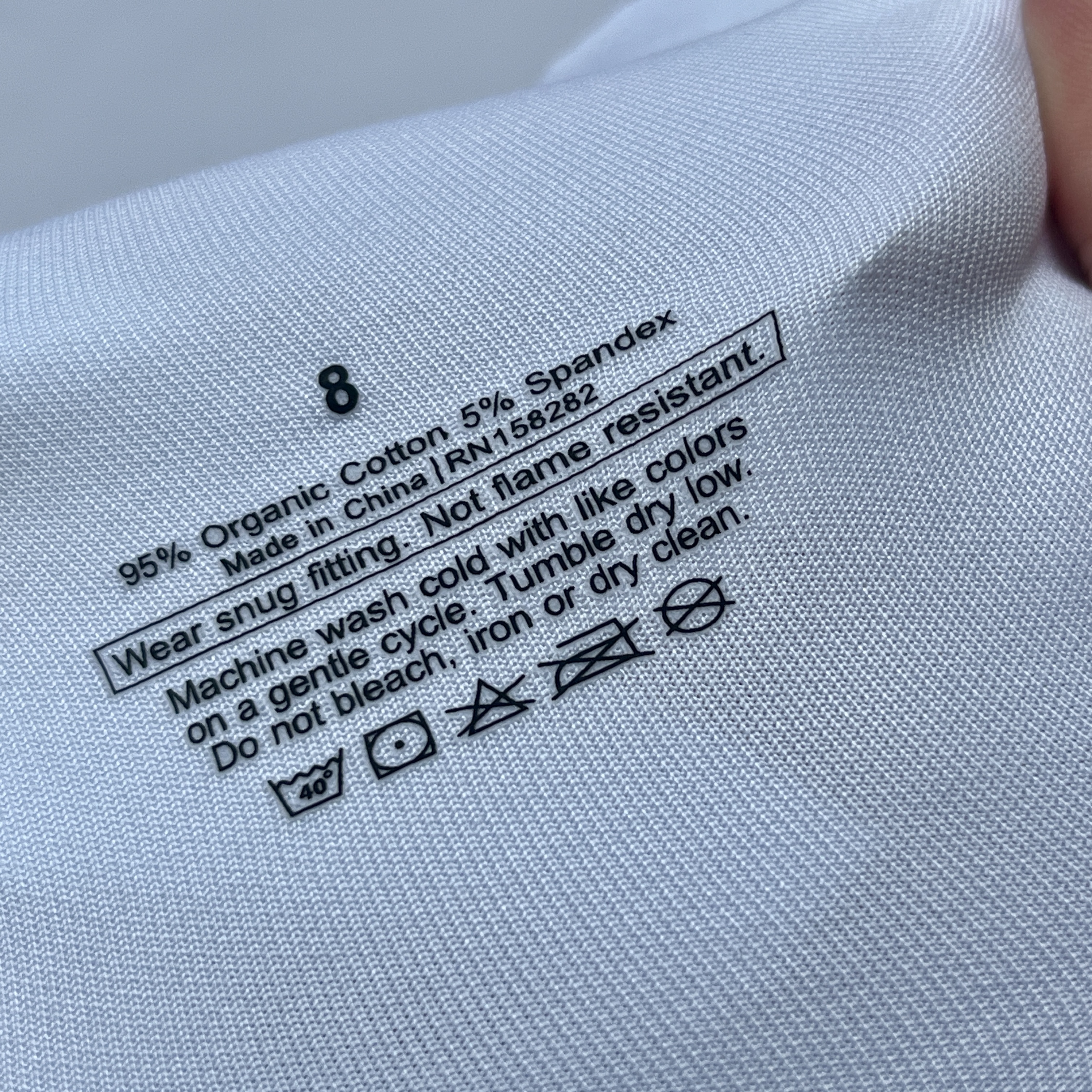 Custom Care Label Heat Transfer