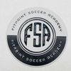 3D Football Soccer Sports Badges Round Badges TPU Patches for Sportswear Garments Uniforms