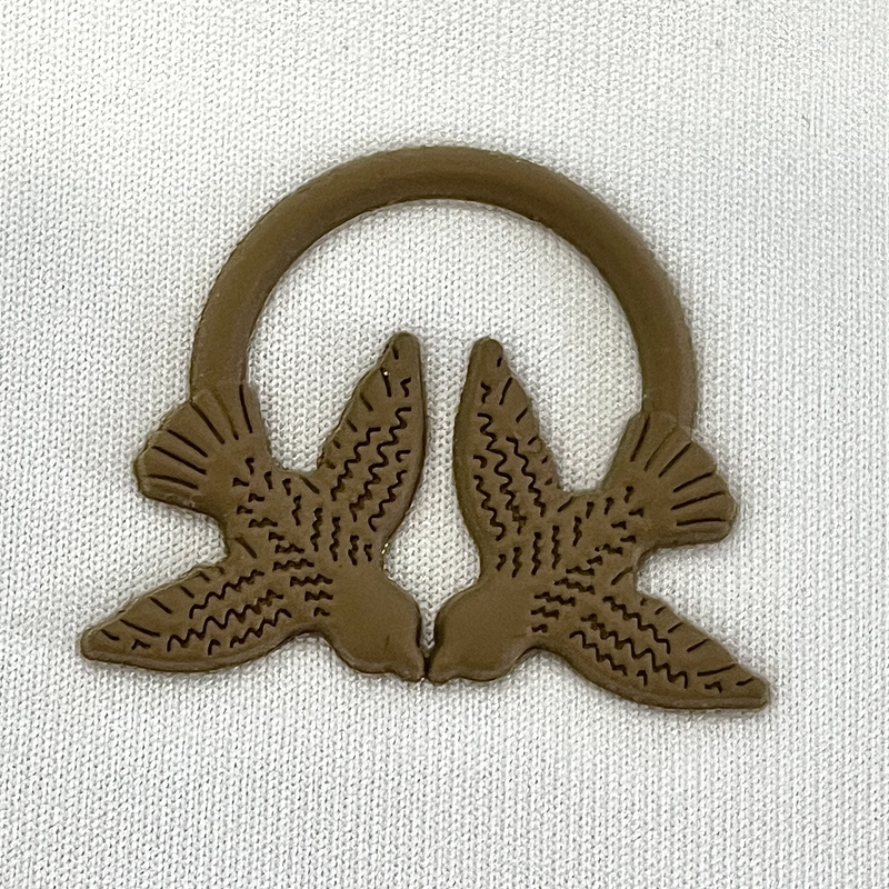 3D Animal Raised Rubber Silicone Iron-on Patches for Sportswear Teamwear Uniform Bags Caps Bags