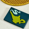 3D Square Teapot Club Rubber Silicone Badges Logo Patches Sports Hot Stamp Patches with Stars for Teamwear Uniform Sportswear