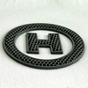 3D Black Circular Letters Rubber Silicone Iron-on Patches Sports Badges for Sportswear Teamwear Uniform