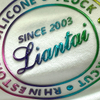 3D Iridescent TPU Patches Logo Badges Metallic High Frequency Patches for Sportswear Garments Uniforms