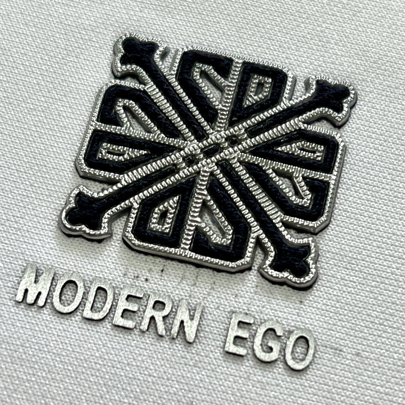 Matte Embossed Snowflake-motif TPU Badge