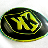 Colorful Metallic 3D Emblem Badge