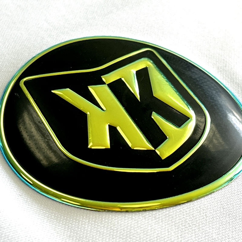 Colorful Metallic 3D Emblem Badge