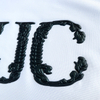 3D Black Floral-embossed Lettering Silicone Sew On Iron Patches for Garments