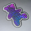 Little Bear Colorful Reflective And Silver Reflective Edge Fridge Magnets for Magnetic Whiteboard