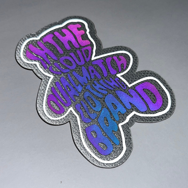 Little Bear Rainbow Reflective And Silver Reflective Edge Fridge Magnets for Magnetic Whiteboard