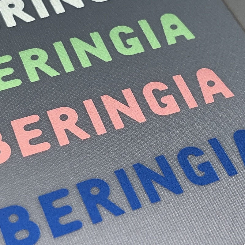Colored Letter Logo Reflective Heat Transfers for Clothing Design